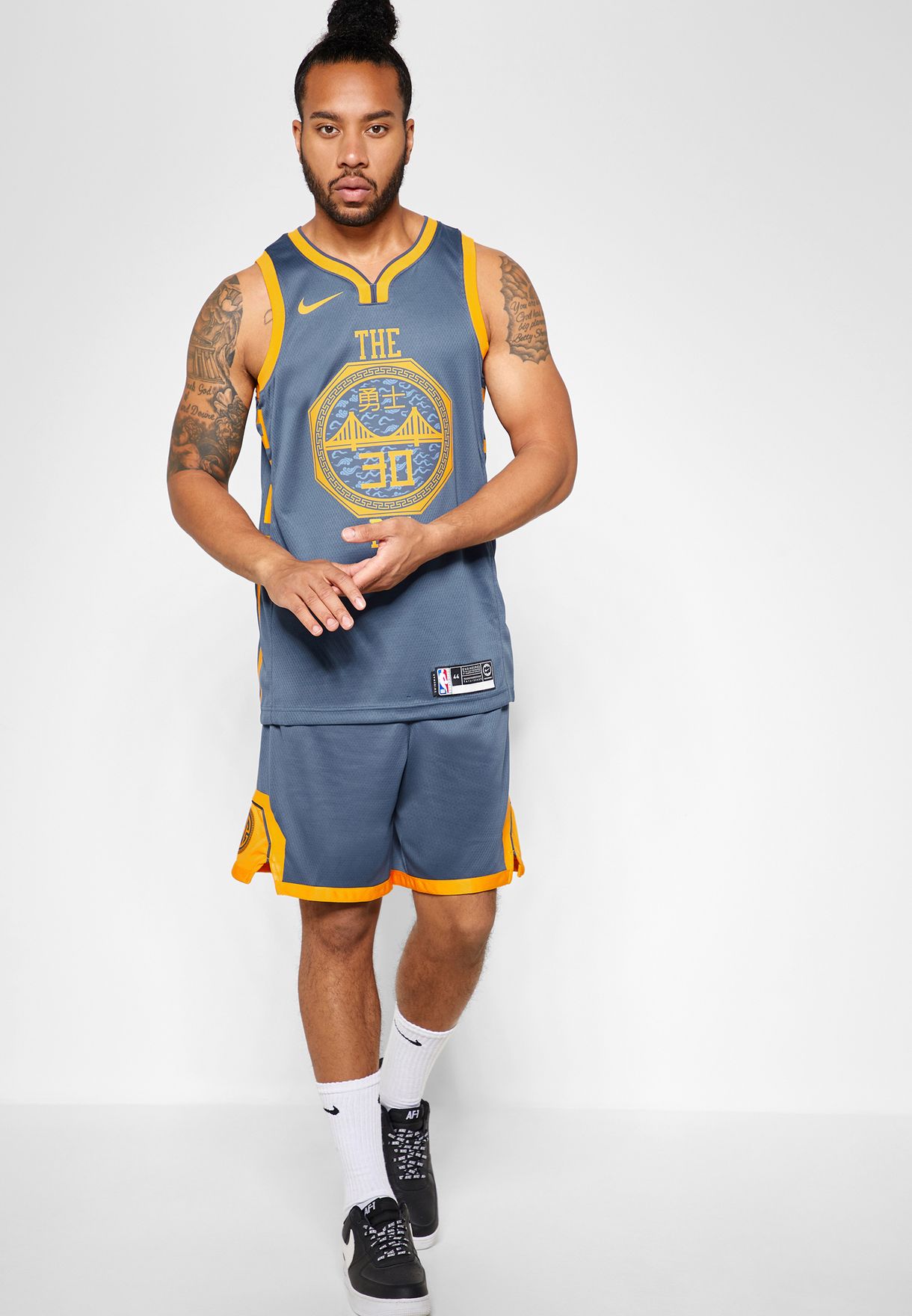 grey golden state jersey