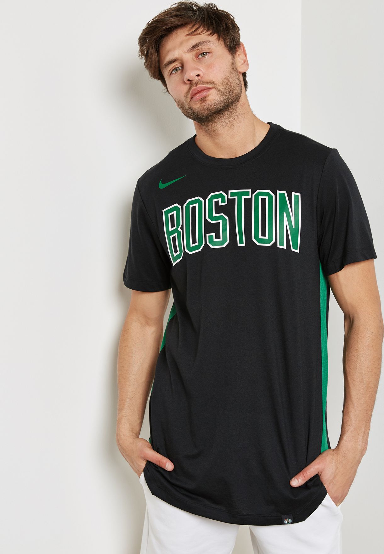 Buy Nike Black Boston Celtics Alternative T Shirt For Men In Mena Worldwide 890935 010