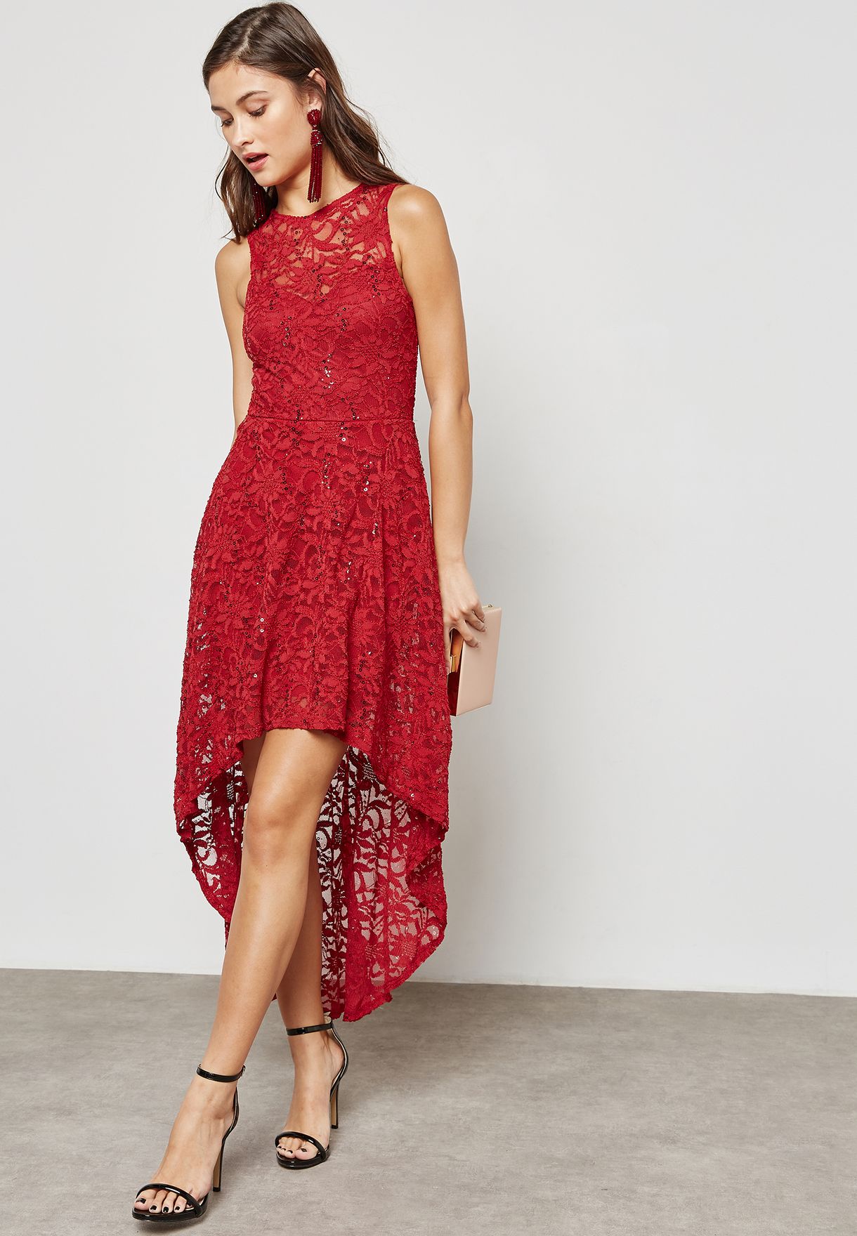 red lace dress quiz