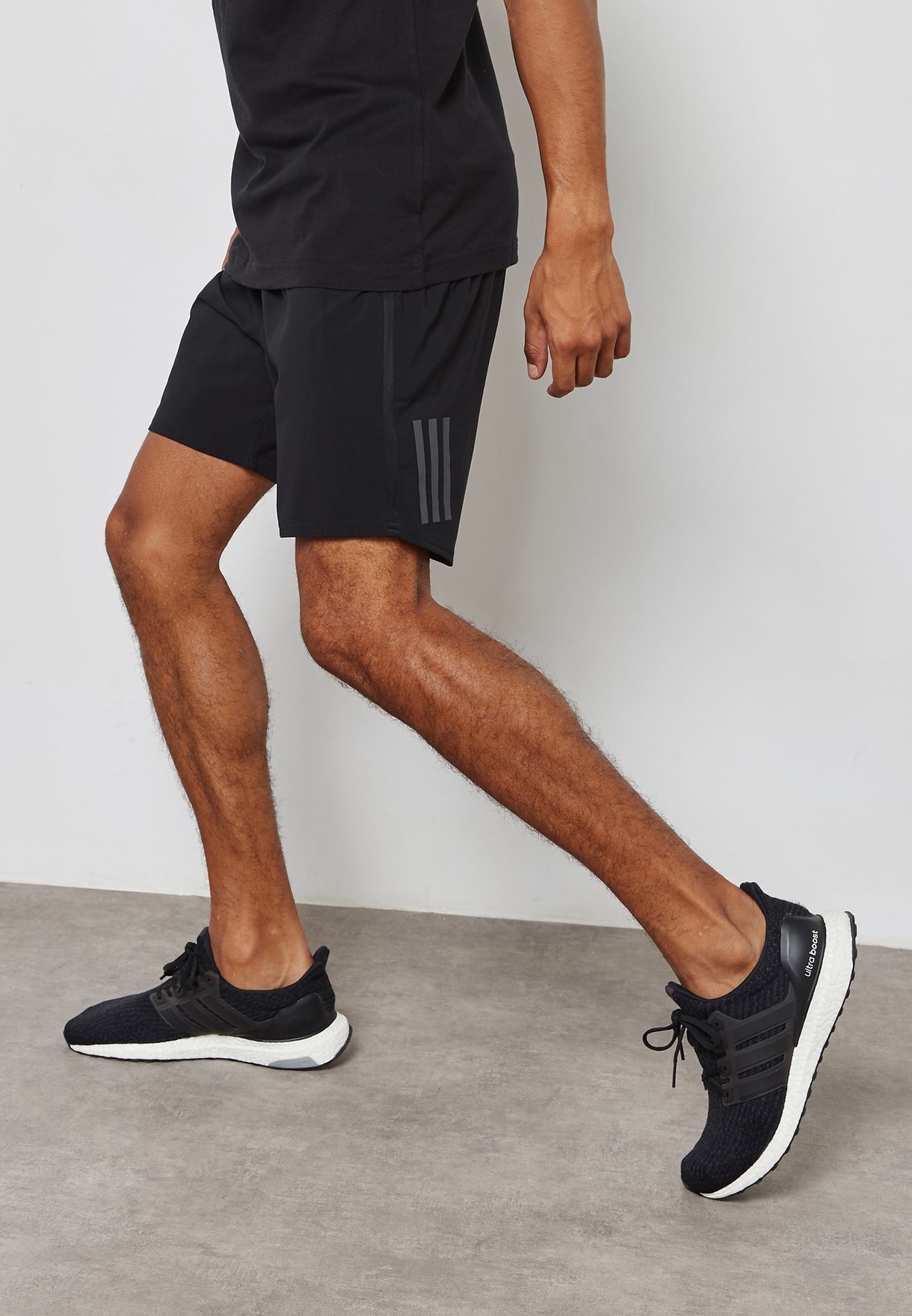 Buy adidas black Response Shorts for 