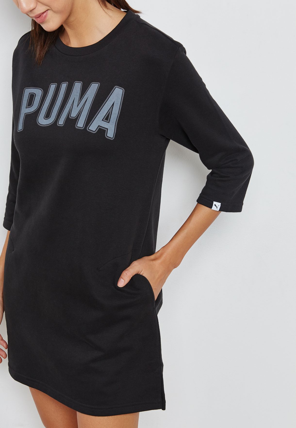 Buy PUMA black Athletic Sweat Dress for 