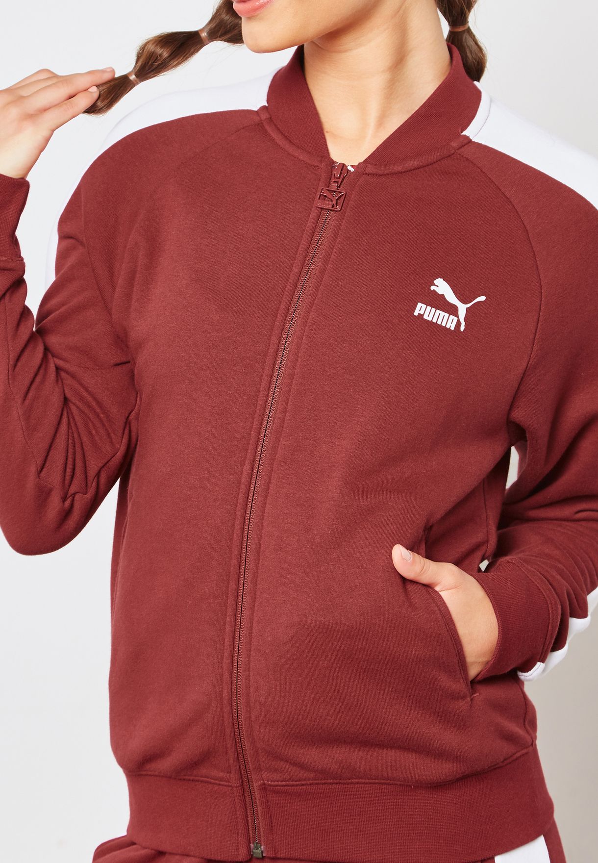 puma maroon jacket