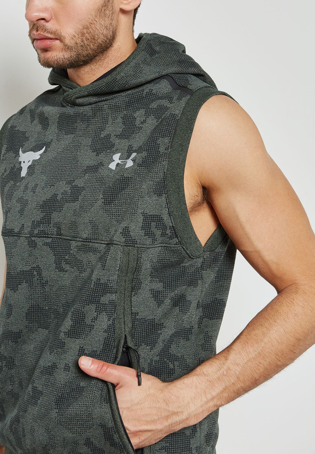 project rock sleeveless hoodie amazon