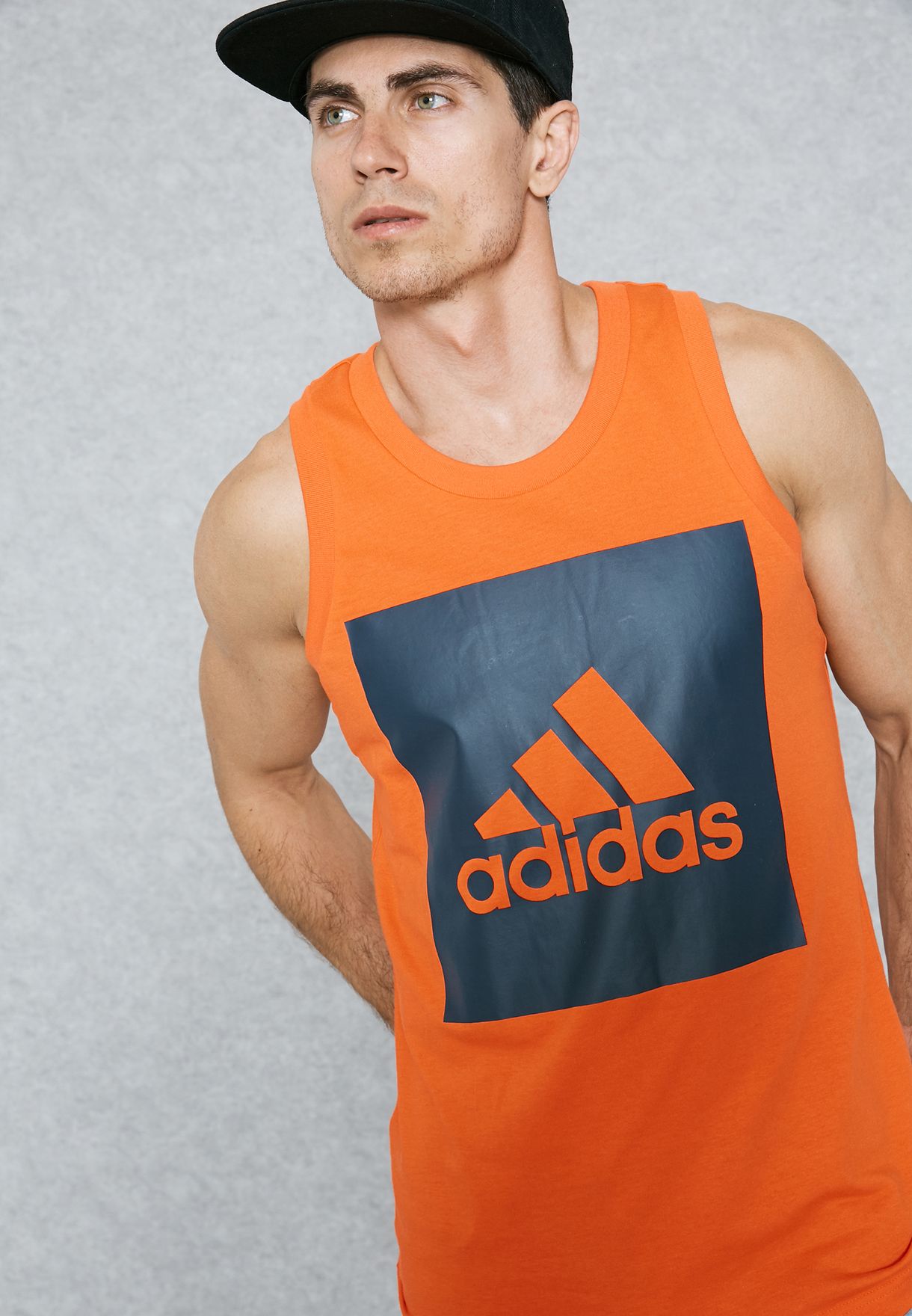 adidas orange vest