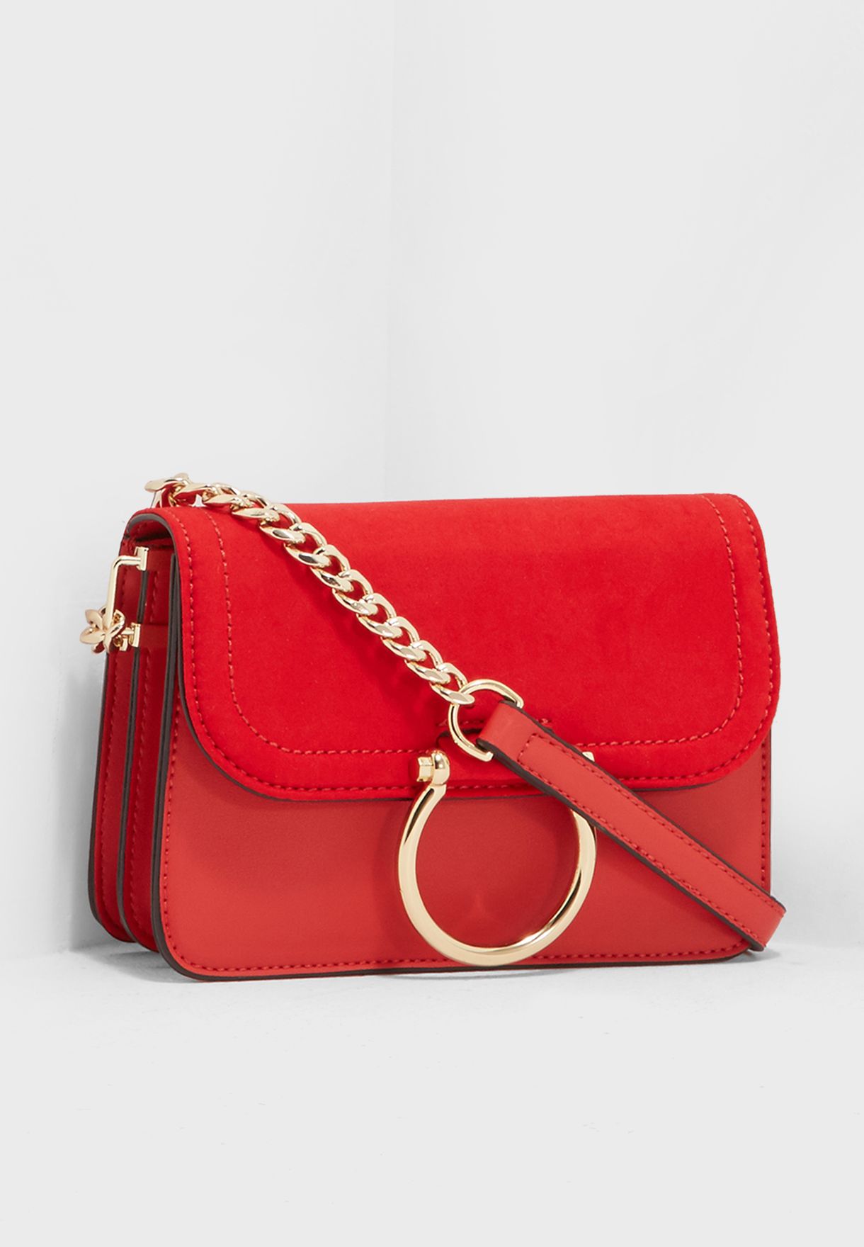 Buy Topshop red Remy Trophy Crossbody for Women in Muscat, Salalah