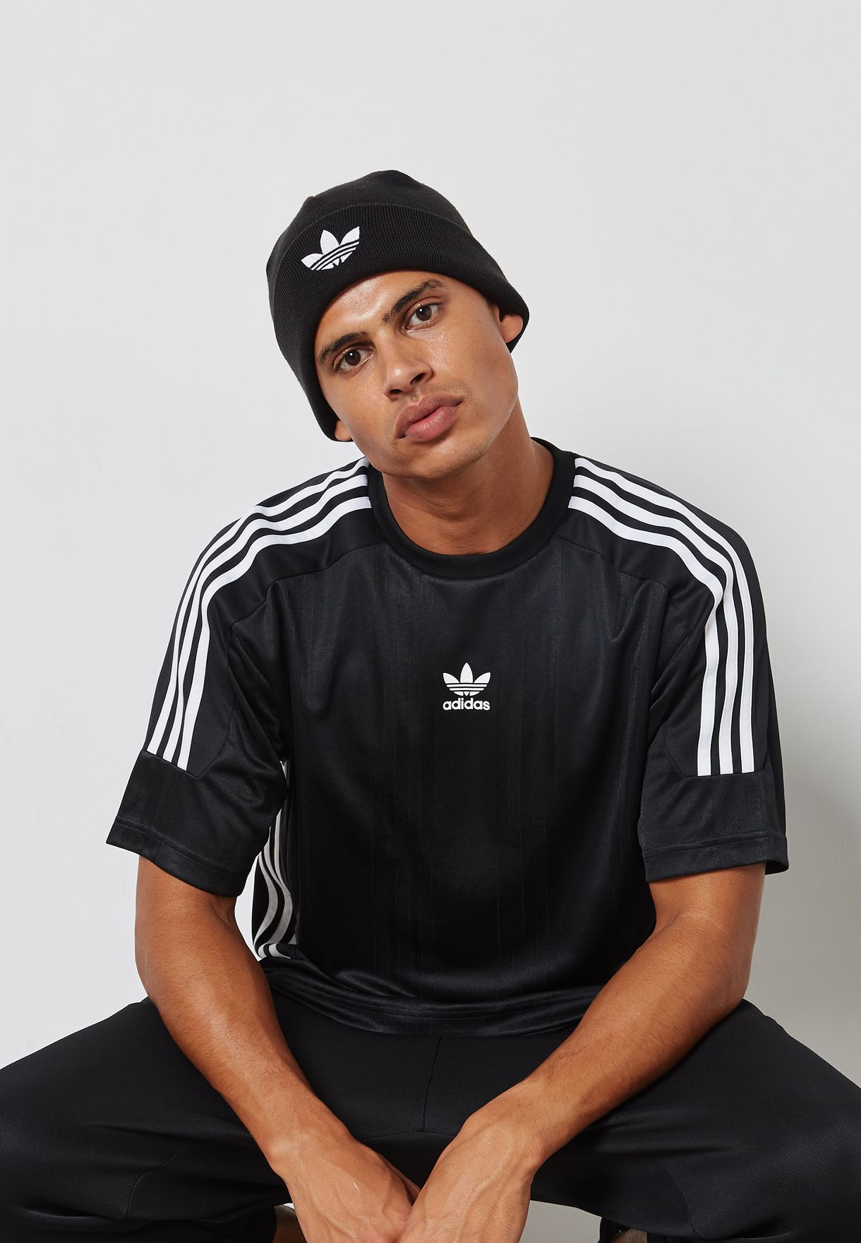 Buy adidas Originals black Jacquard 3 Stripe Jersey for Men in Riyadh,  Jeddah | BS4562