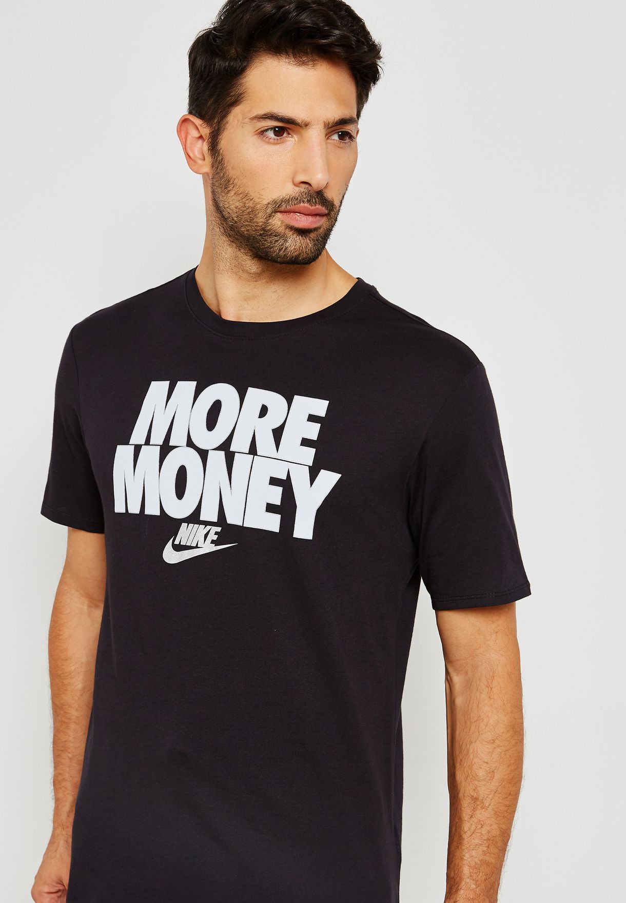 Buy Nike black Get T-Shirt for Men in MENA,