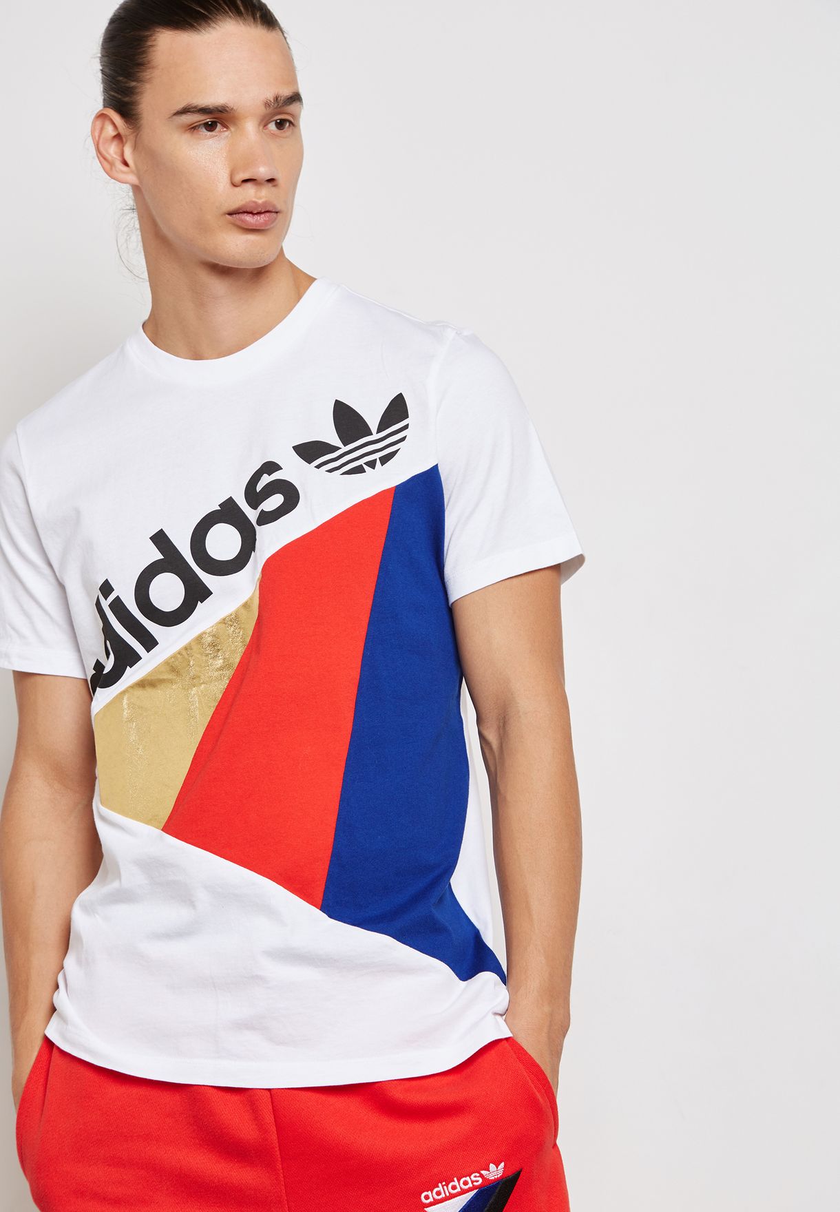 motor referir cuero Buy adidas Originals multicolor Tribe T-Shirt for Men in MENA, Worldwide