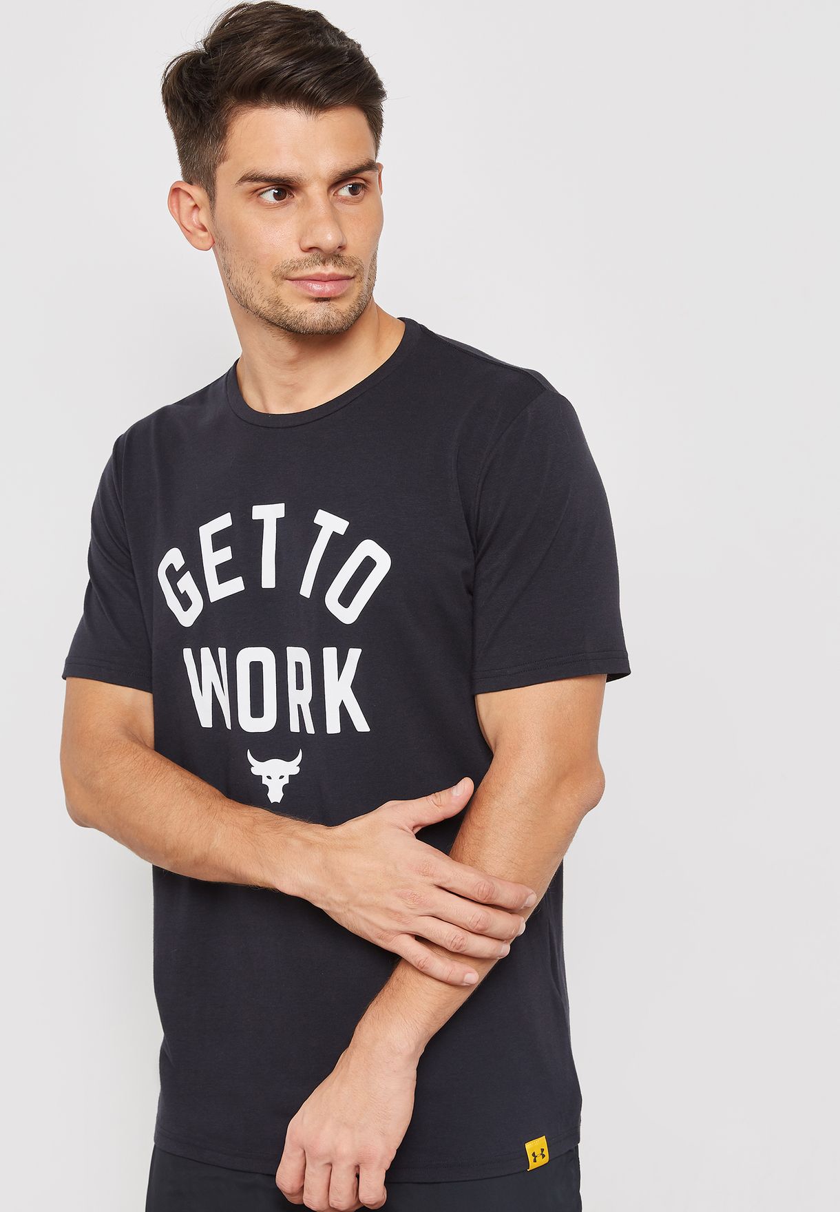 project rock get to work shirt