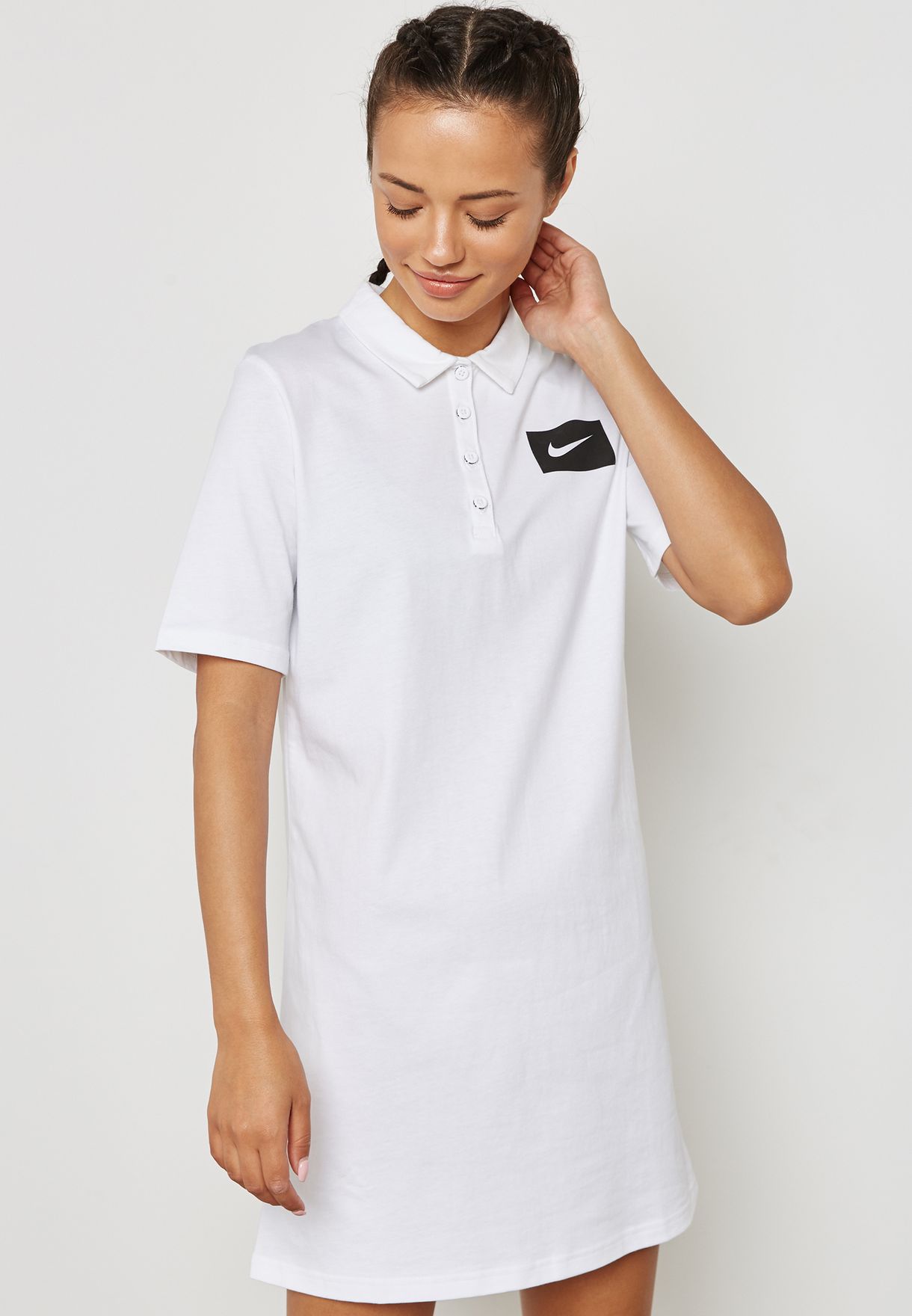 the nike polo dress