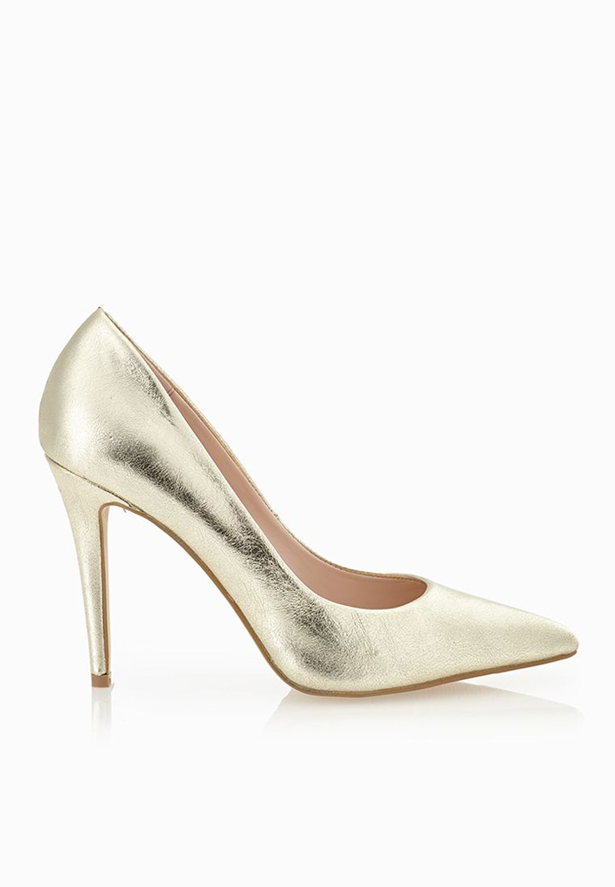 aldo gold pumps