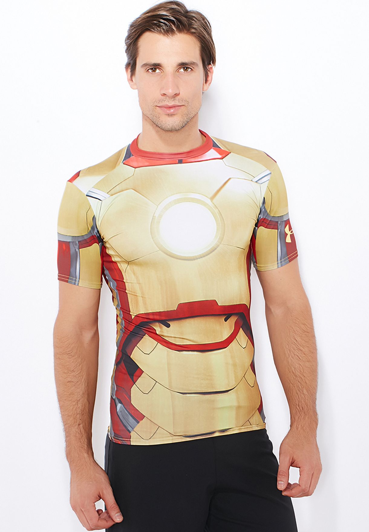 Cancelar Hueco favorito Buy Under Armour multicolor Iron Man Compression T-Shirt for Men in Manama,  Riffa