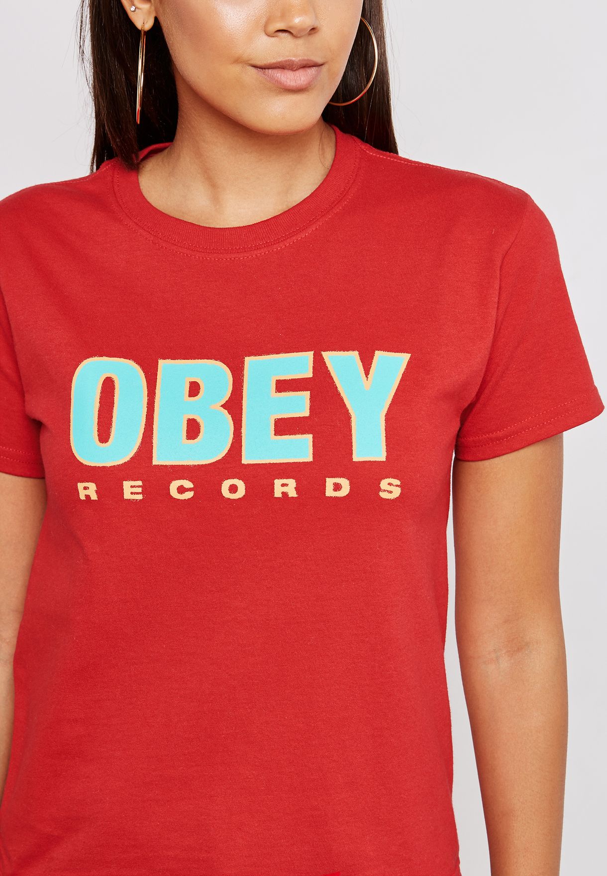 red obey shirts