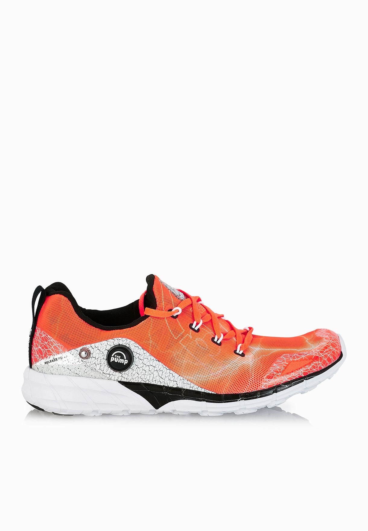 reebok pump shoes orange