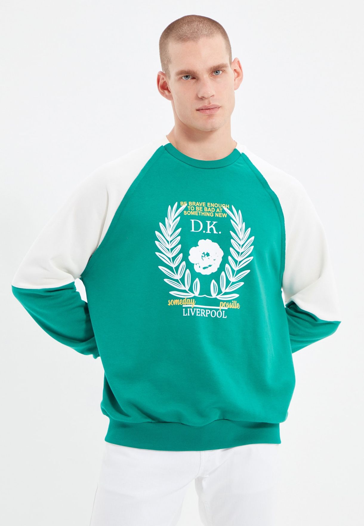 Slogan Oversize Sweatshirt