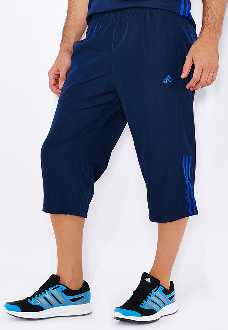 adidas Originals Men's Trefoil Logo Outline 3/4 Length Pants - Black |  eBay