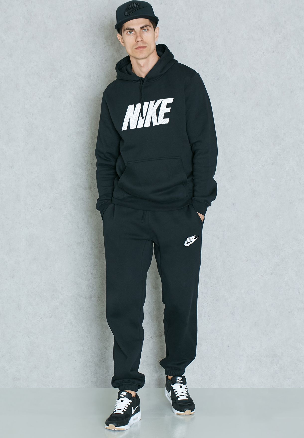 Buy Nike black Graphic Tracksuit for 