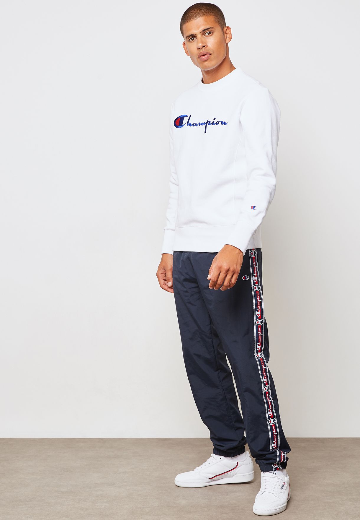 Buy Champion blue Tapered Pants for Men 