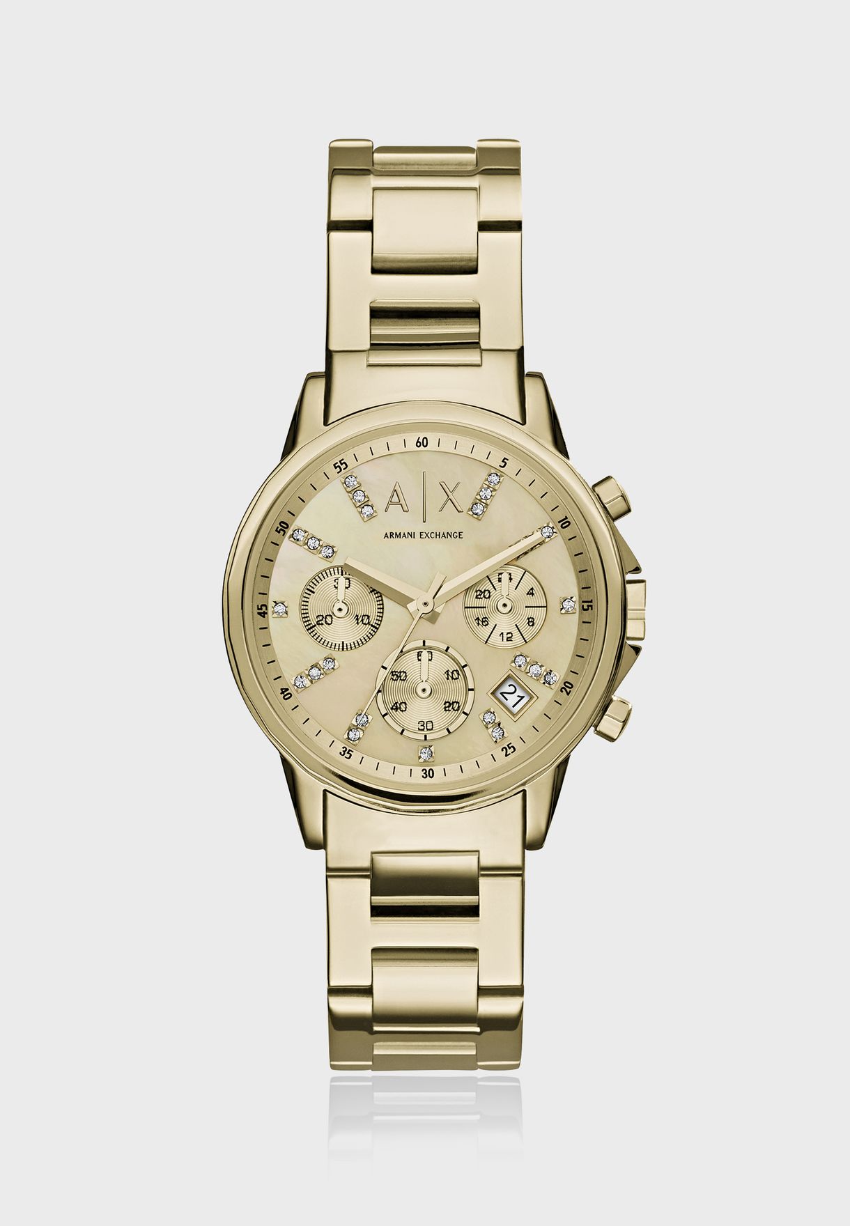 armani exchange gold