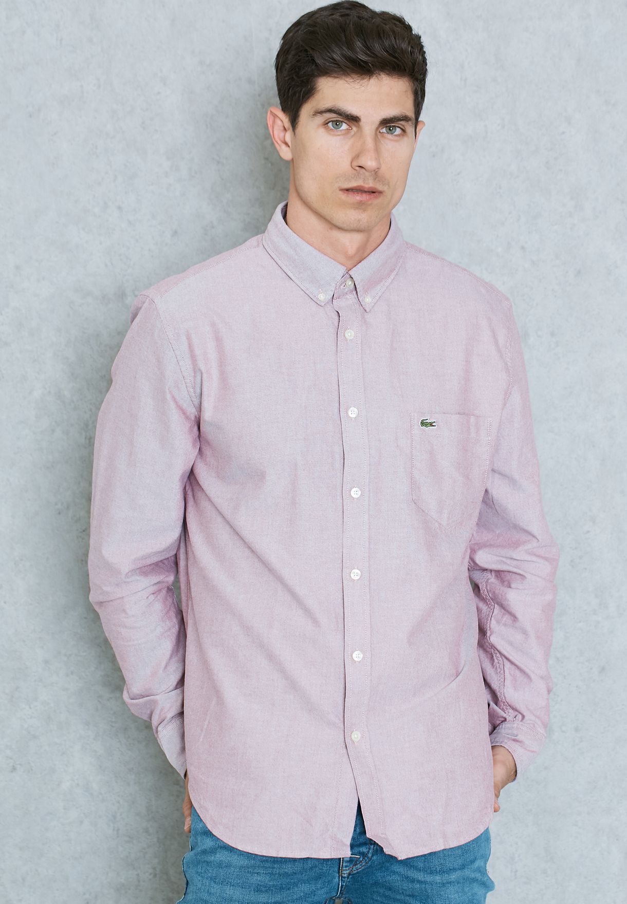 lacoste oxford shirt