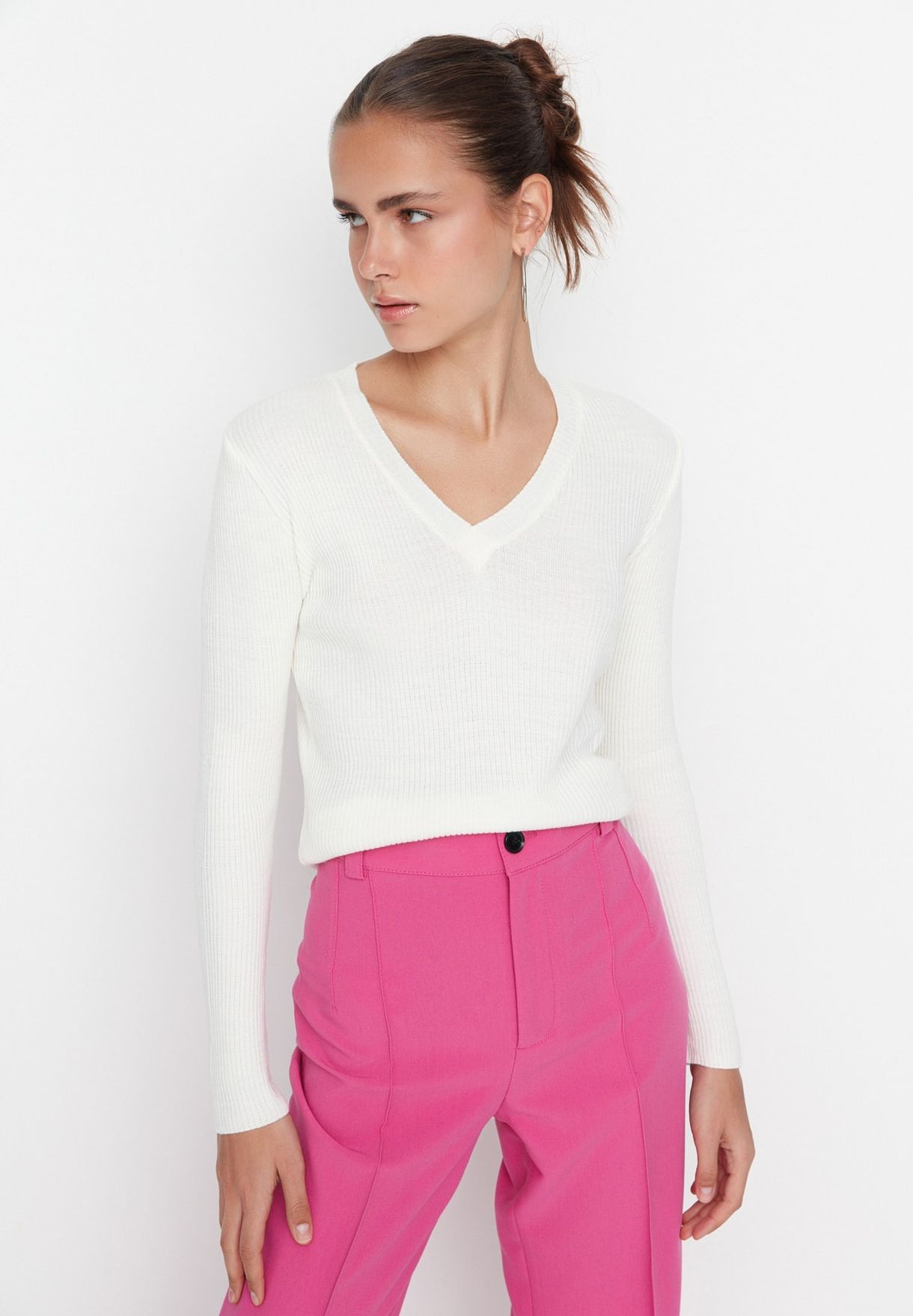 2 Pack V-Neck Knitted Sweater