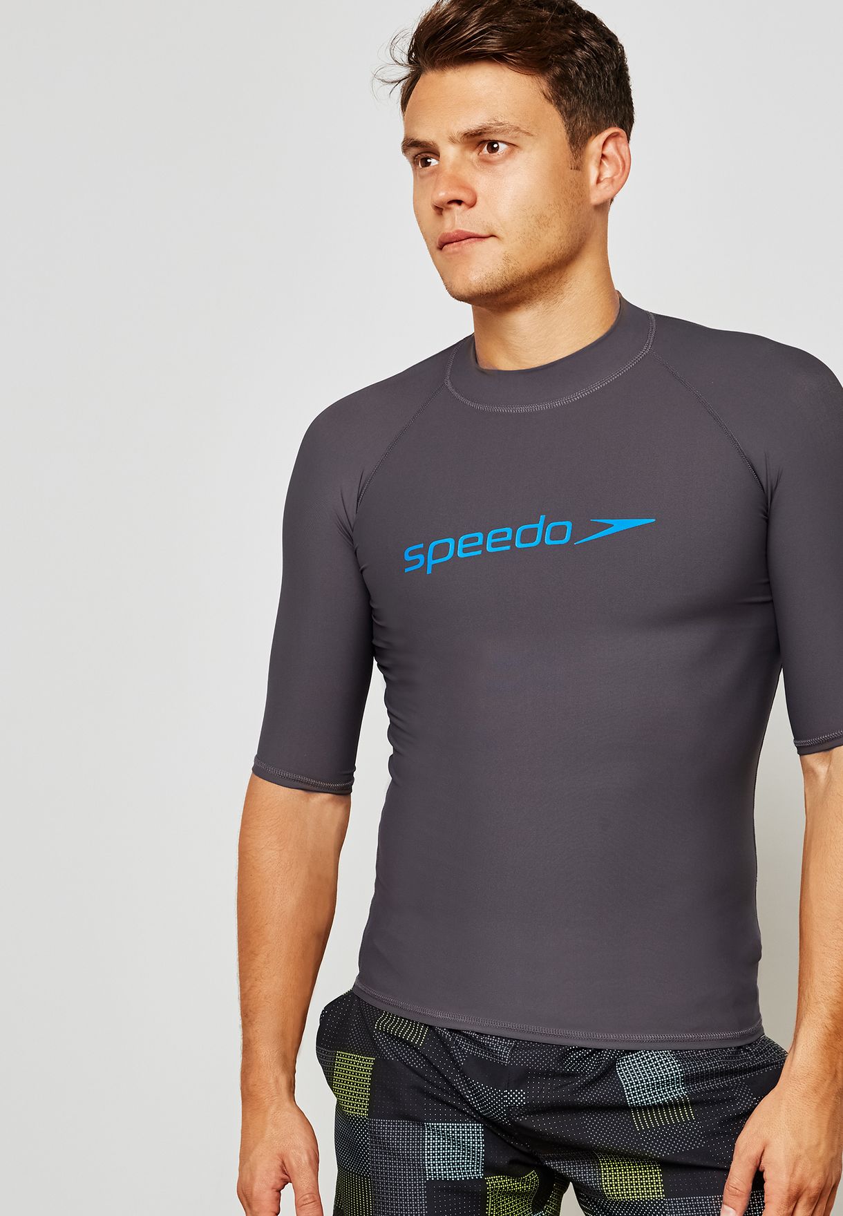 speedo rash guard mens