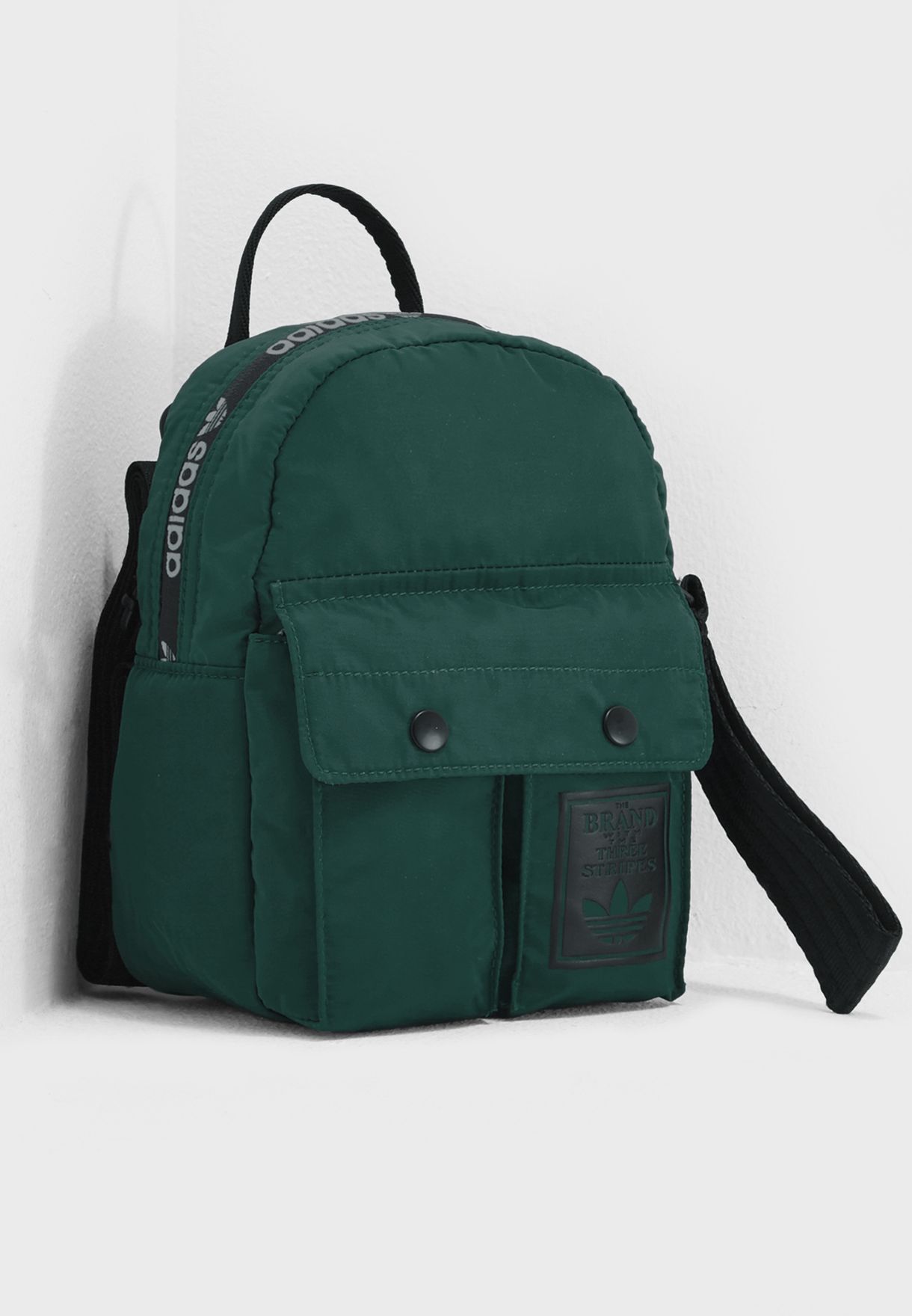 green adidas messenger bag