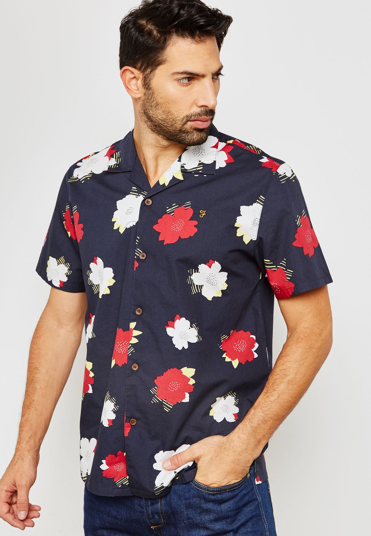 flower print shirt