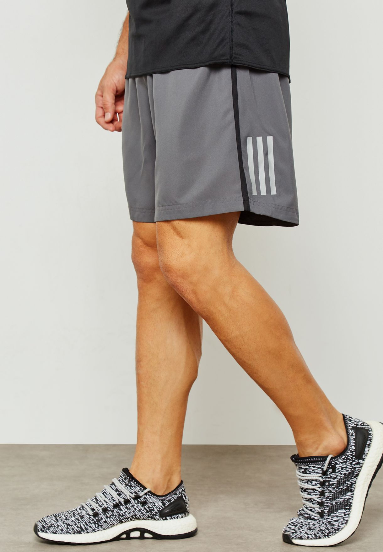 Buy adidas grey Response Shorts for Men 