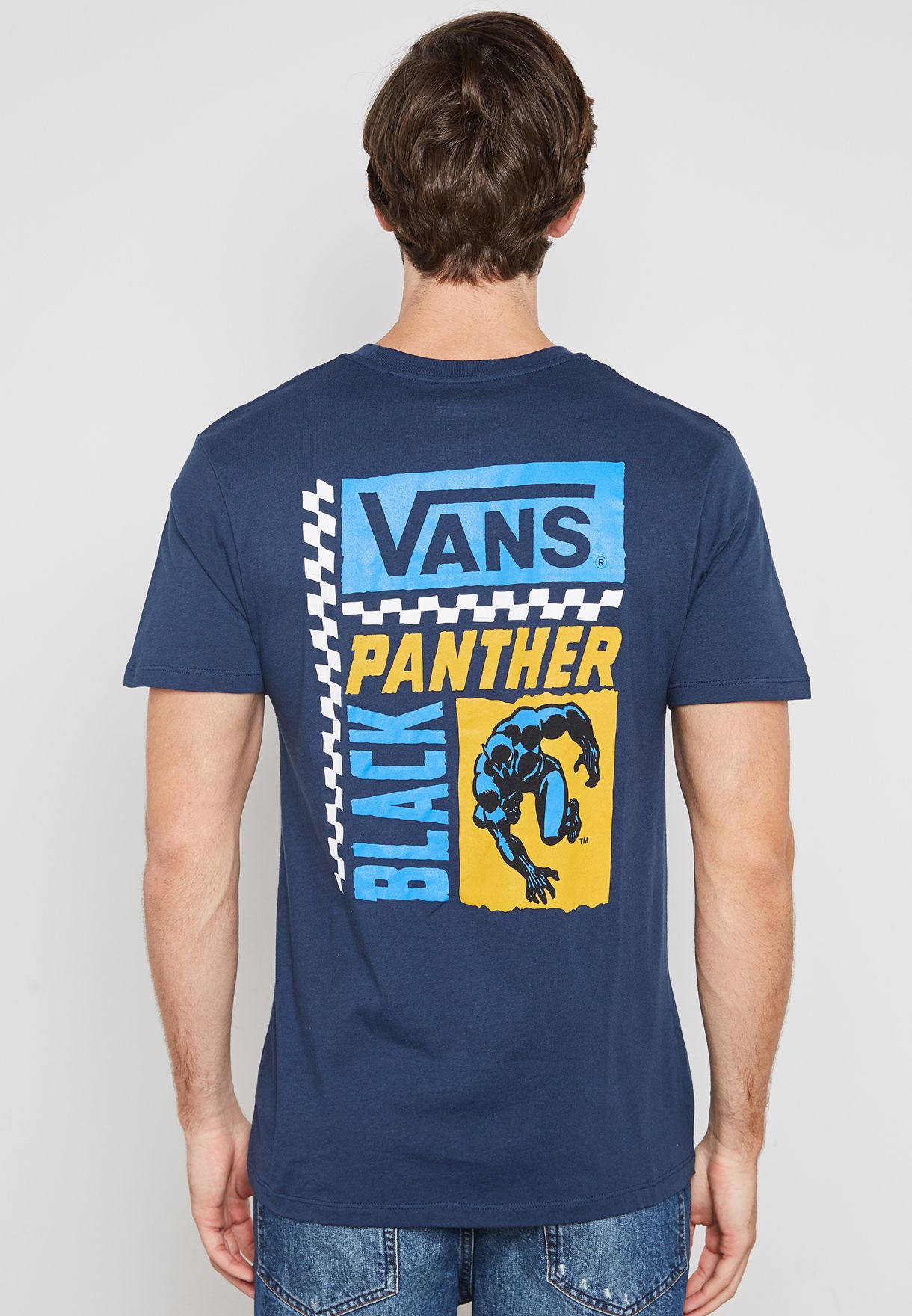 vans black panther t shirt