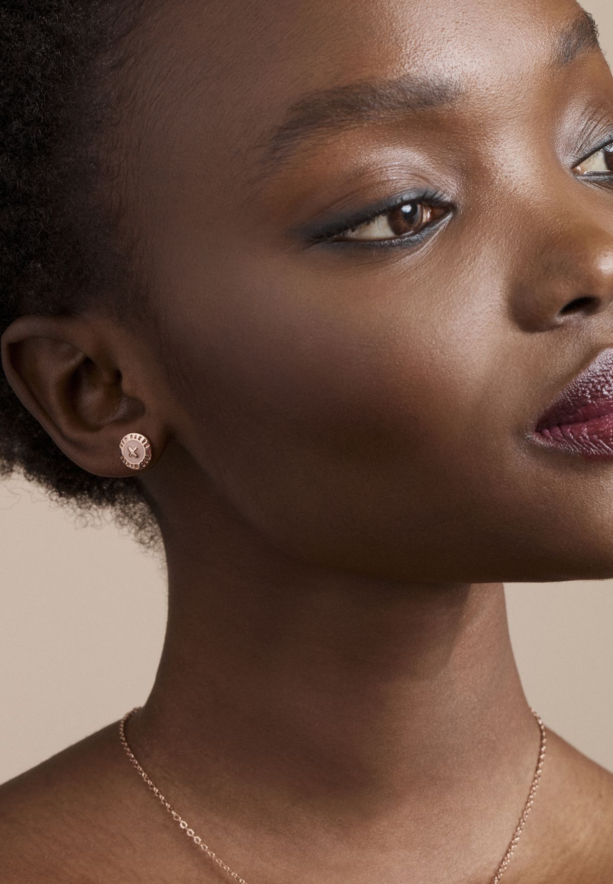 Eisley Enamel Button Earrings