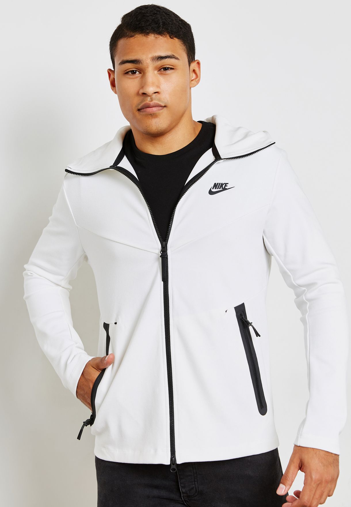 Buy Nike white NSW Tech Hoodie for Men in MENA, Worldwide | AA3784-121