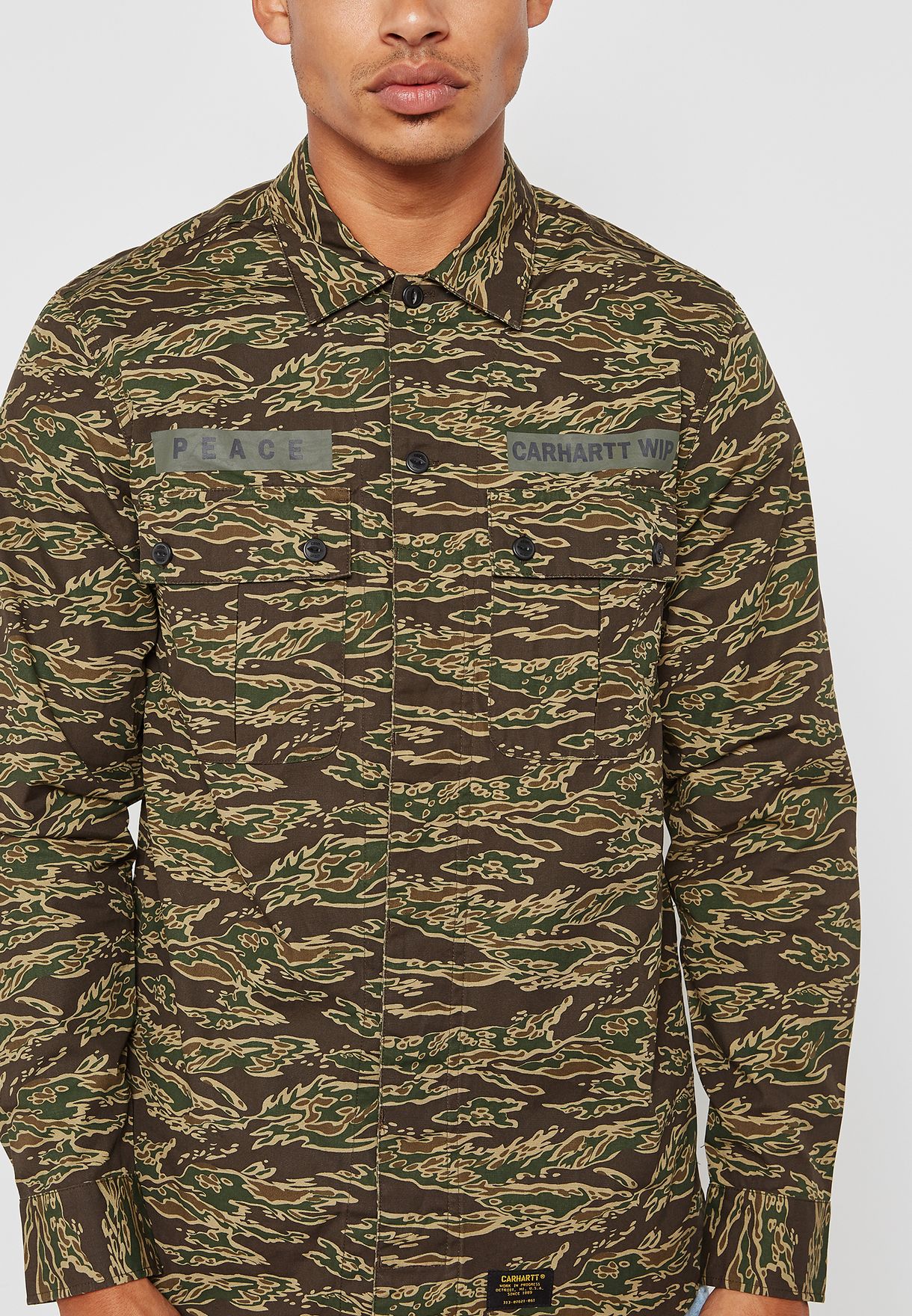 camo print shirt