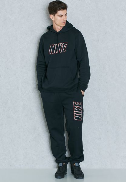 nike fleece tracksuit