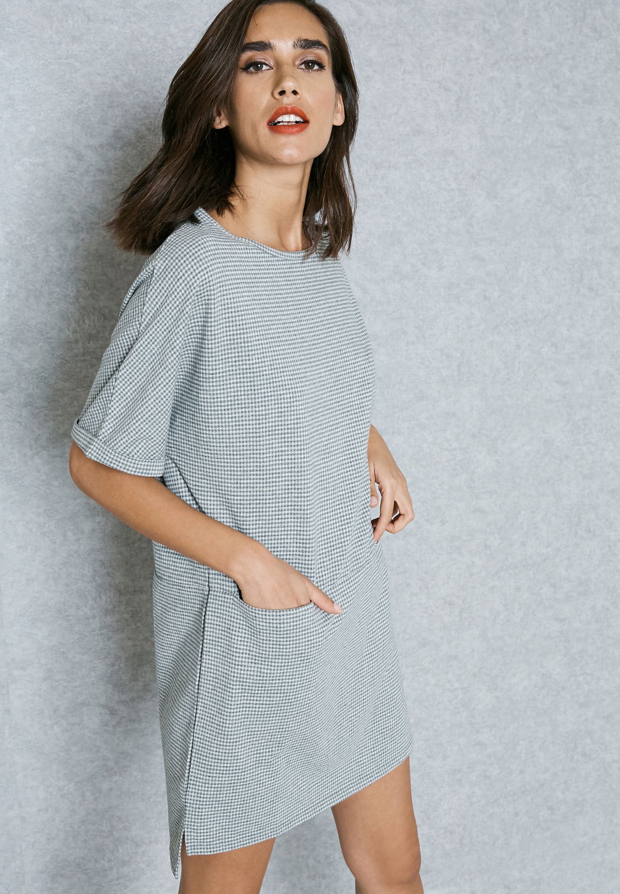 check t shirt dress