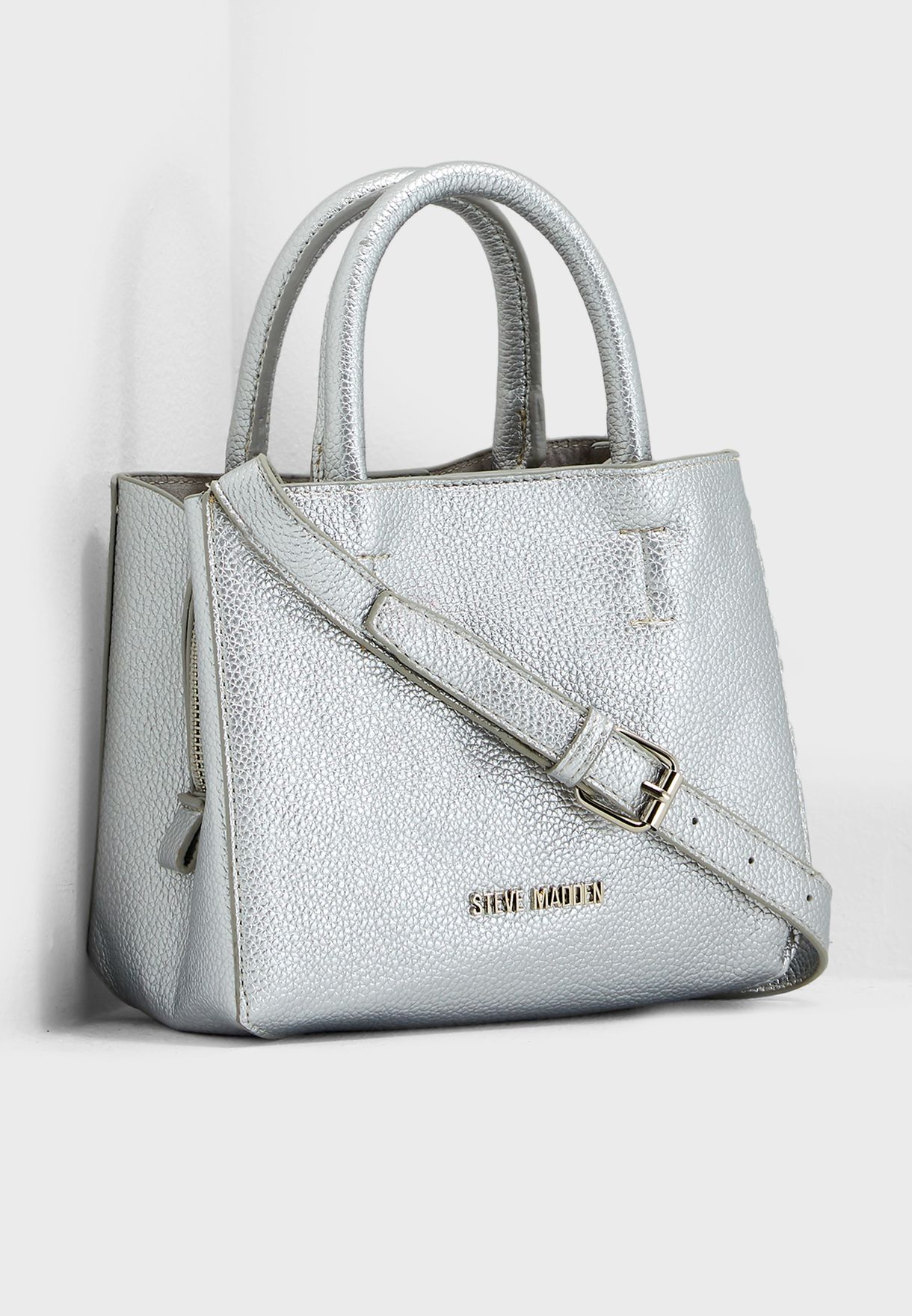 steve madden silver bag