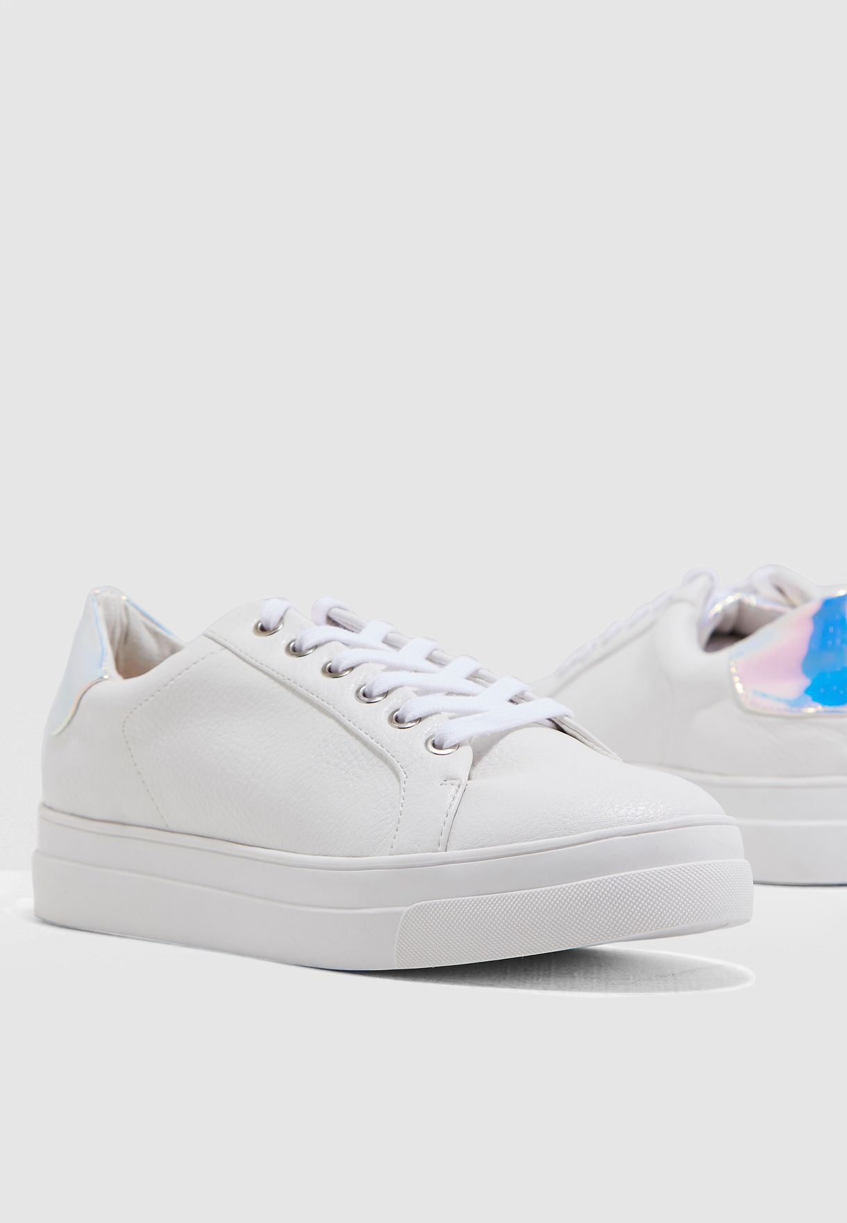 topshop candy lace up trainers