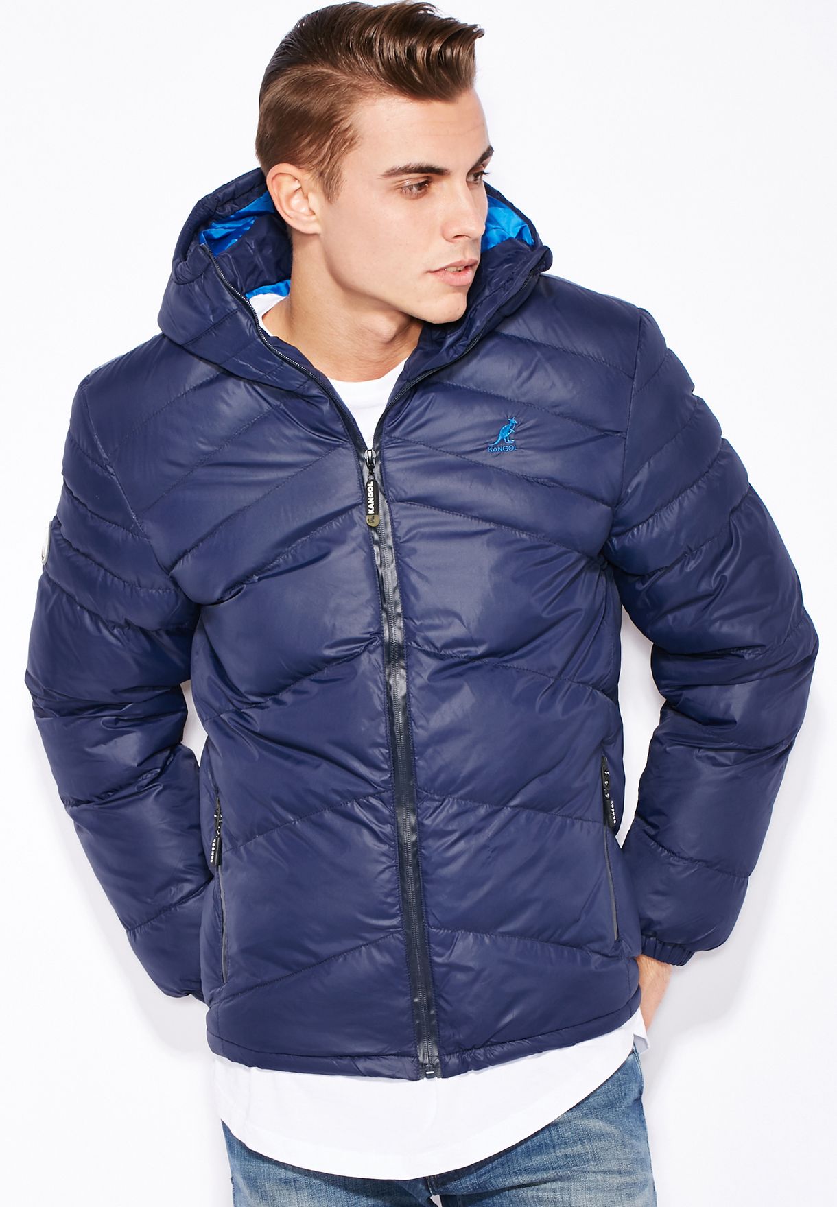 kangol quilted jacket