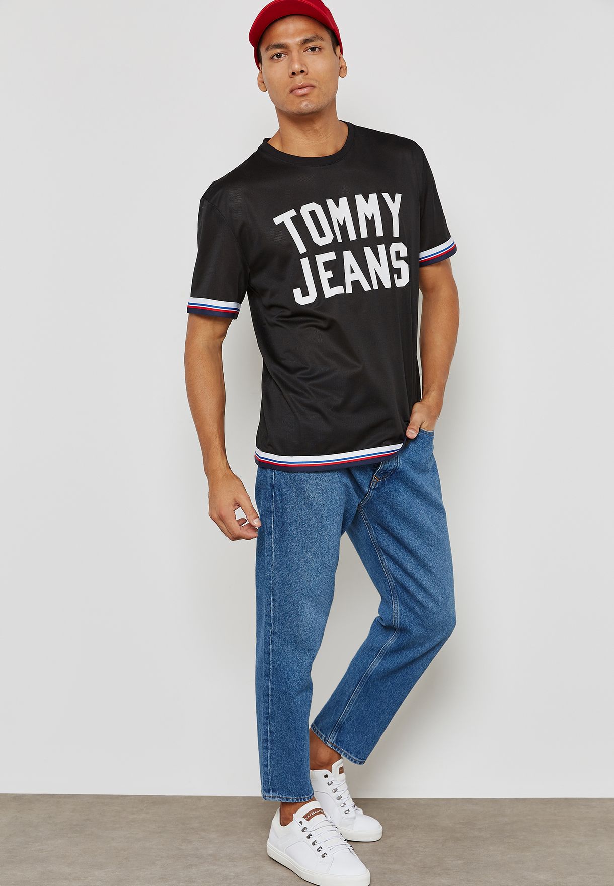 Buy Tommy Jeans Blue Randy Cropped Jeans For Men In Dubai Abu Dhabi Dm0dm