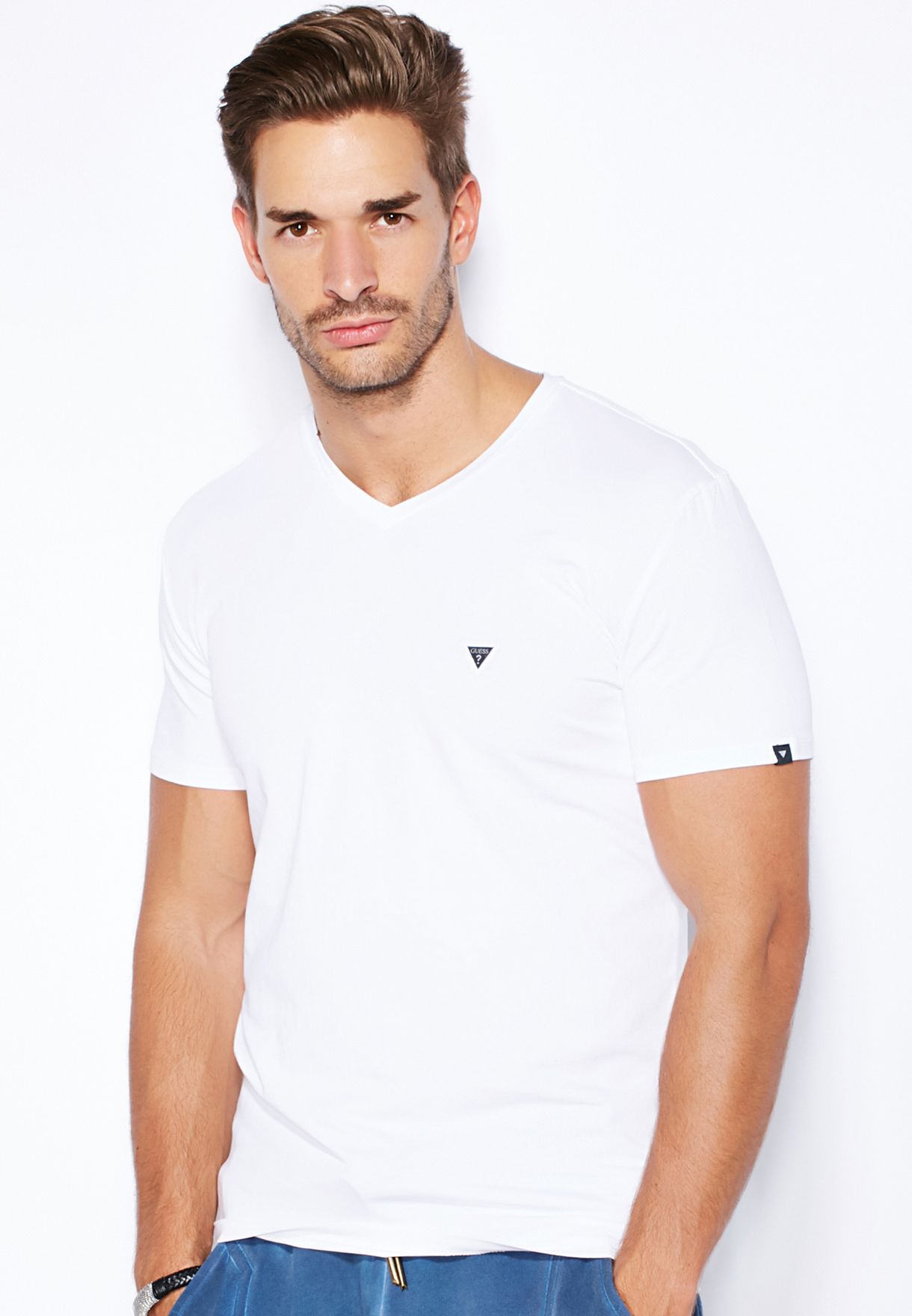 guess plain t shirt