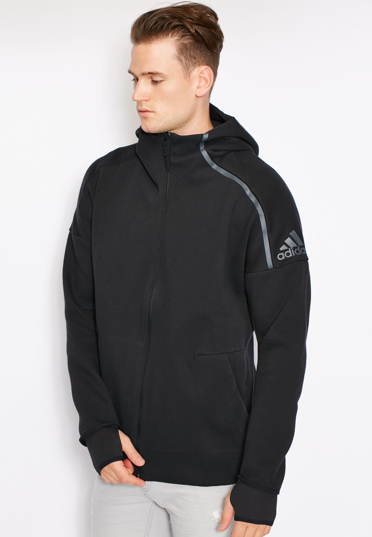 Buy adidas black Z.N.E. Hoodie for Men in Manama, other cities | B48879