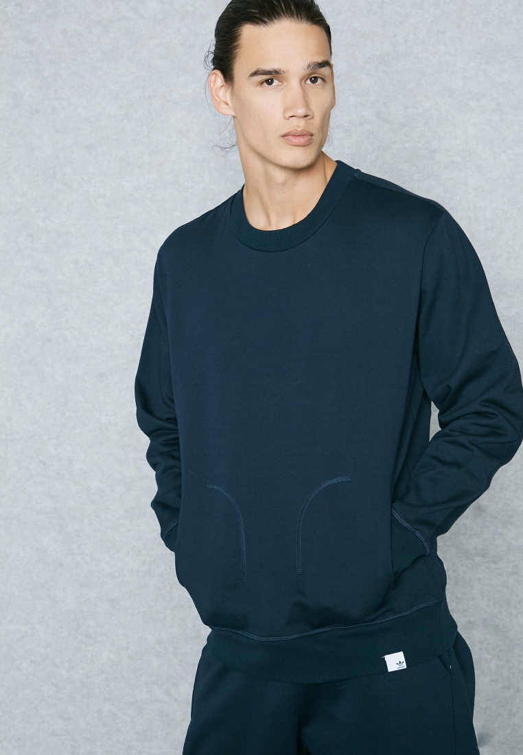 Buy adidas Originals navy Sweatshirt for Men in Manama,