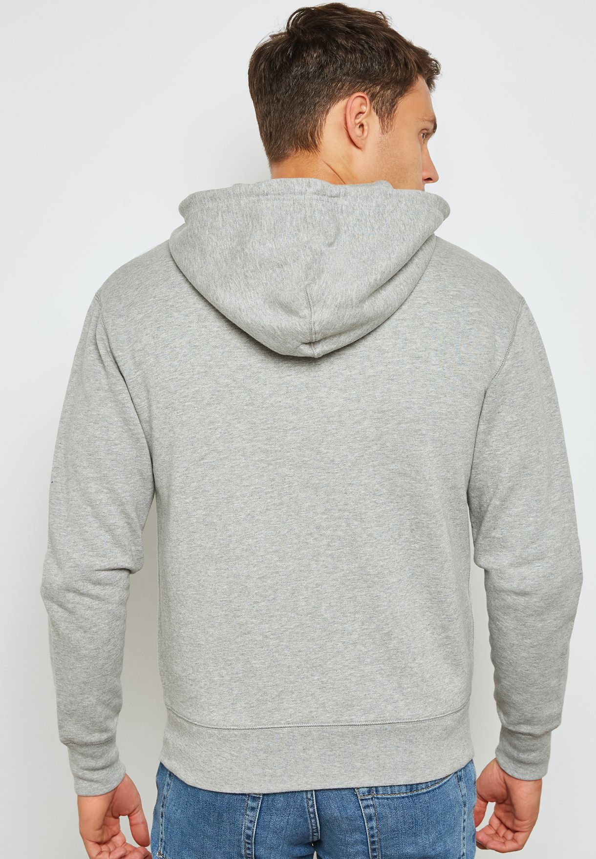 j crew brushed fleece zip hoodie