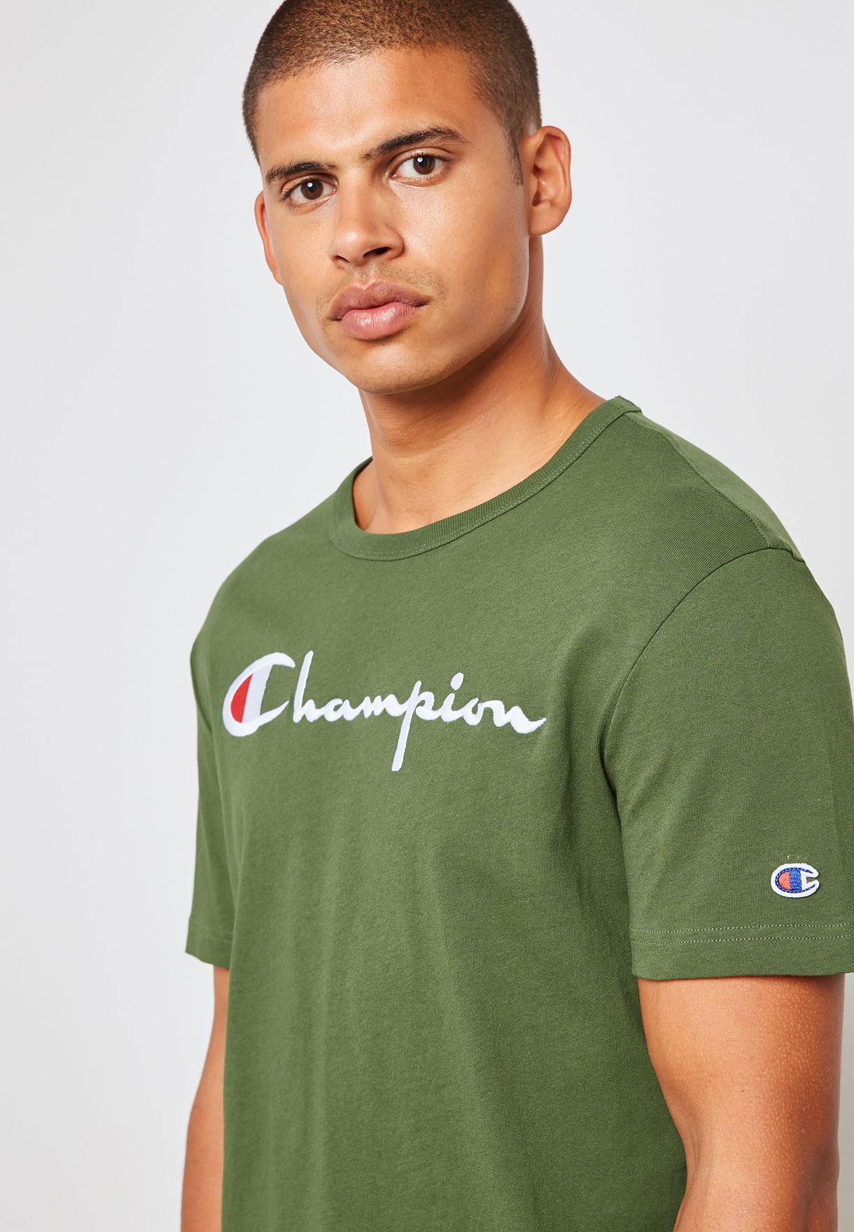 champion green tshirt