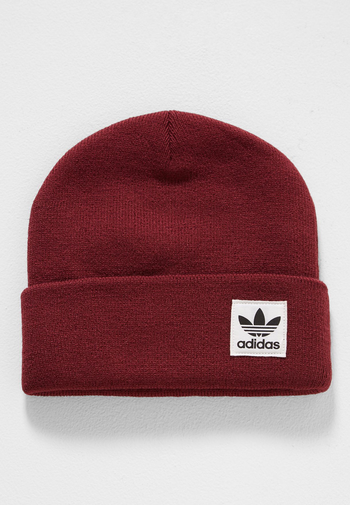 adidas maroon beanie