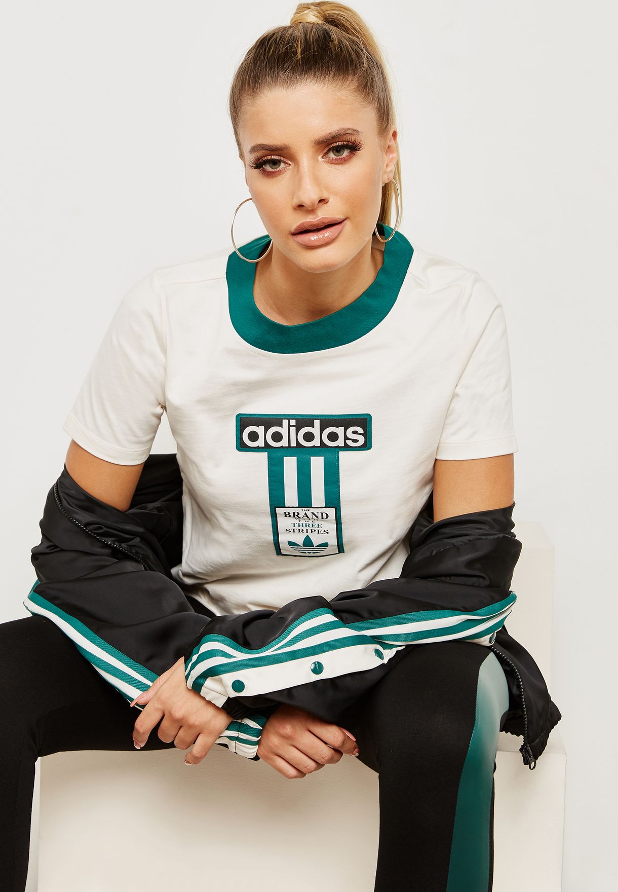 Buy adidas Originals white Adibreak T 