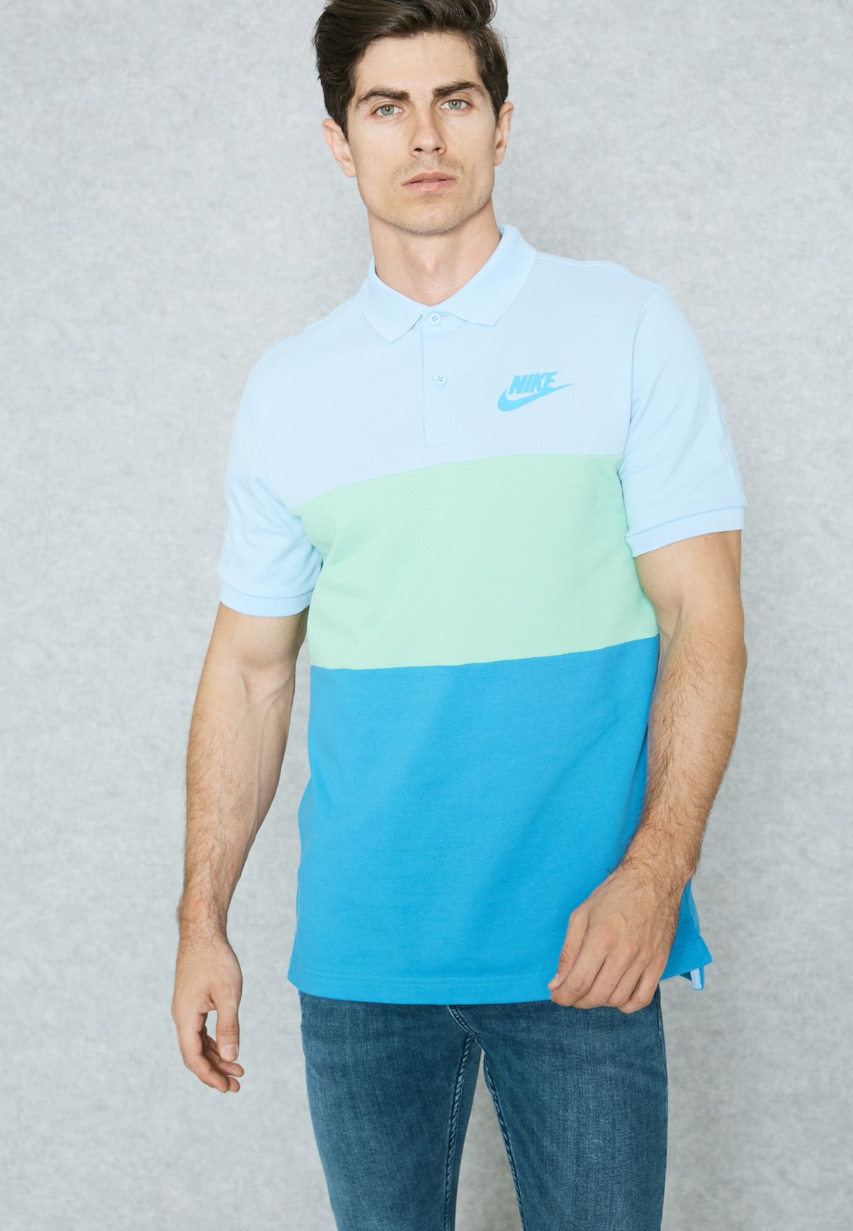 nike polo multicolor