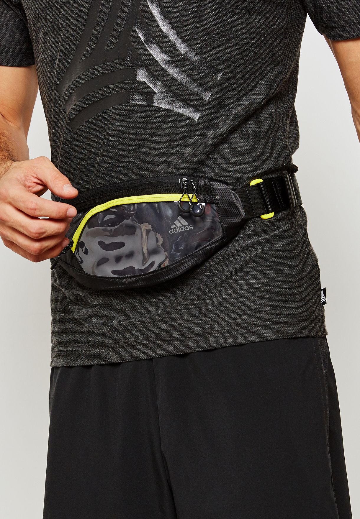 Buy adidas black Run Waist Bag for Men 