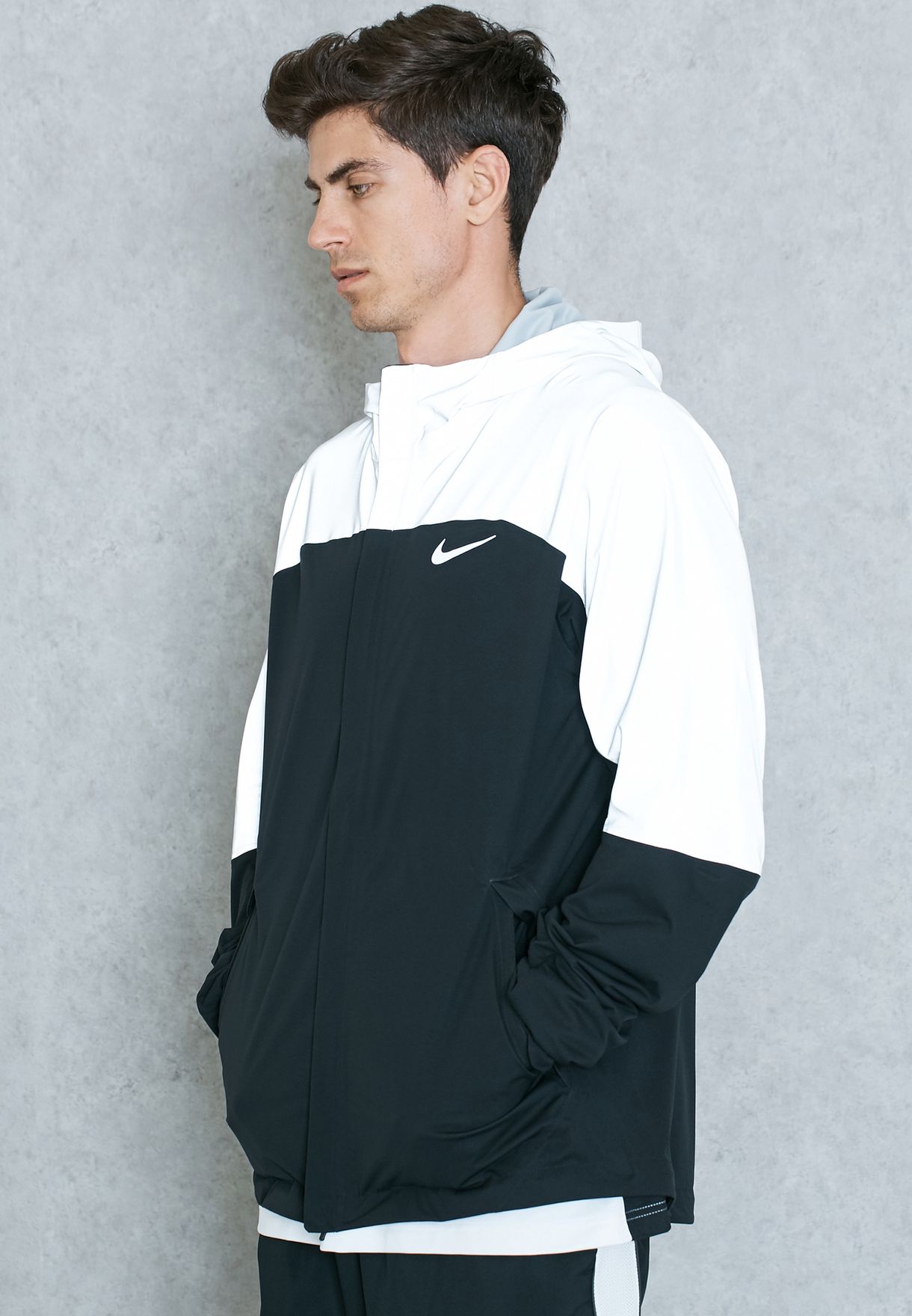 Nike black Shield Runner Flash Jacket 