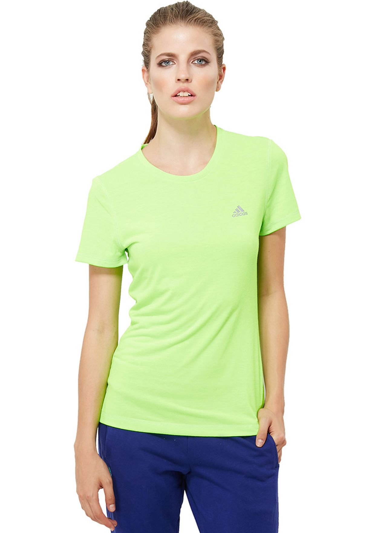 Buy adidas neon Prime T-Shirt for Women 